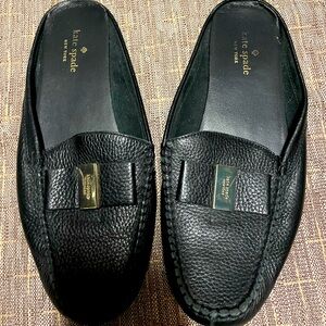 Kate Spade driving mules black Sz 8.5 EUC